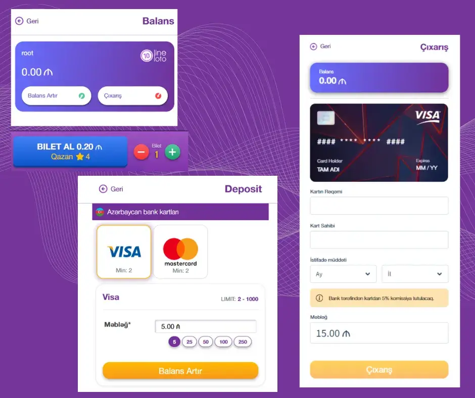 10line loto qeydiyyat üçün prosesi